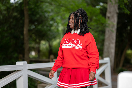 1913 Delta Sigma Theta Chenille Sweatshirt