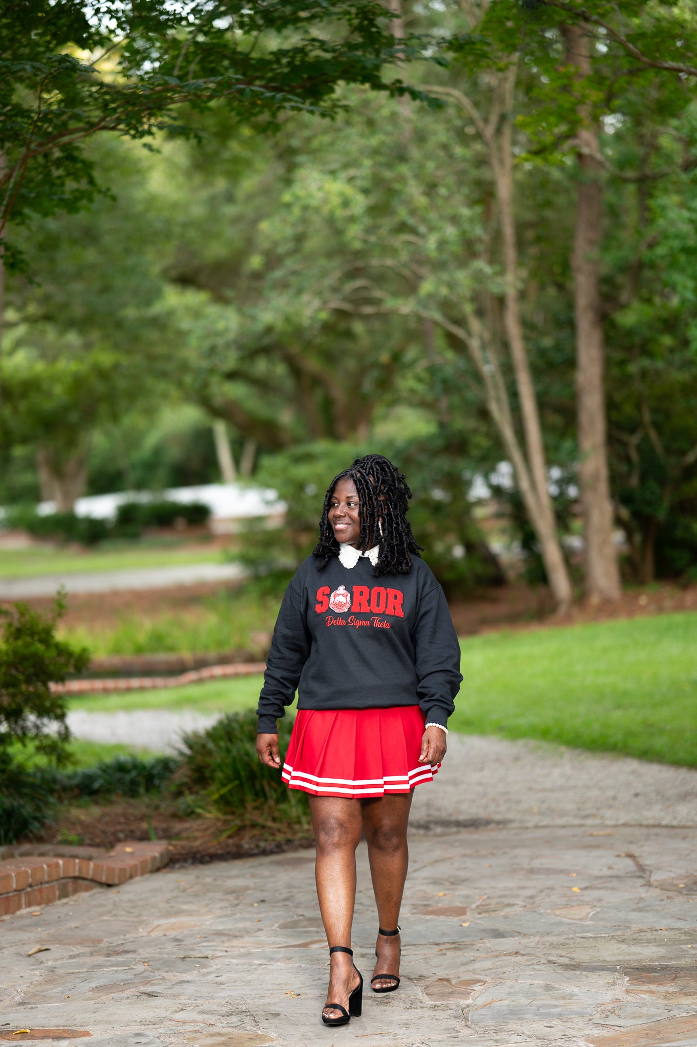 Soror with Crest Sweatshirt