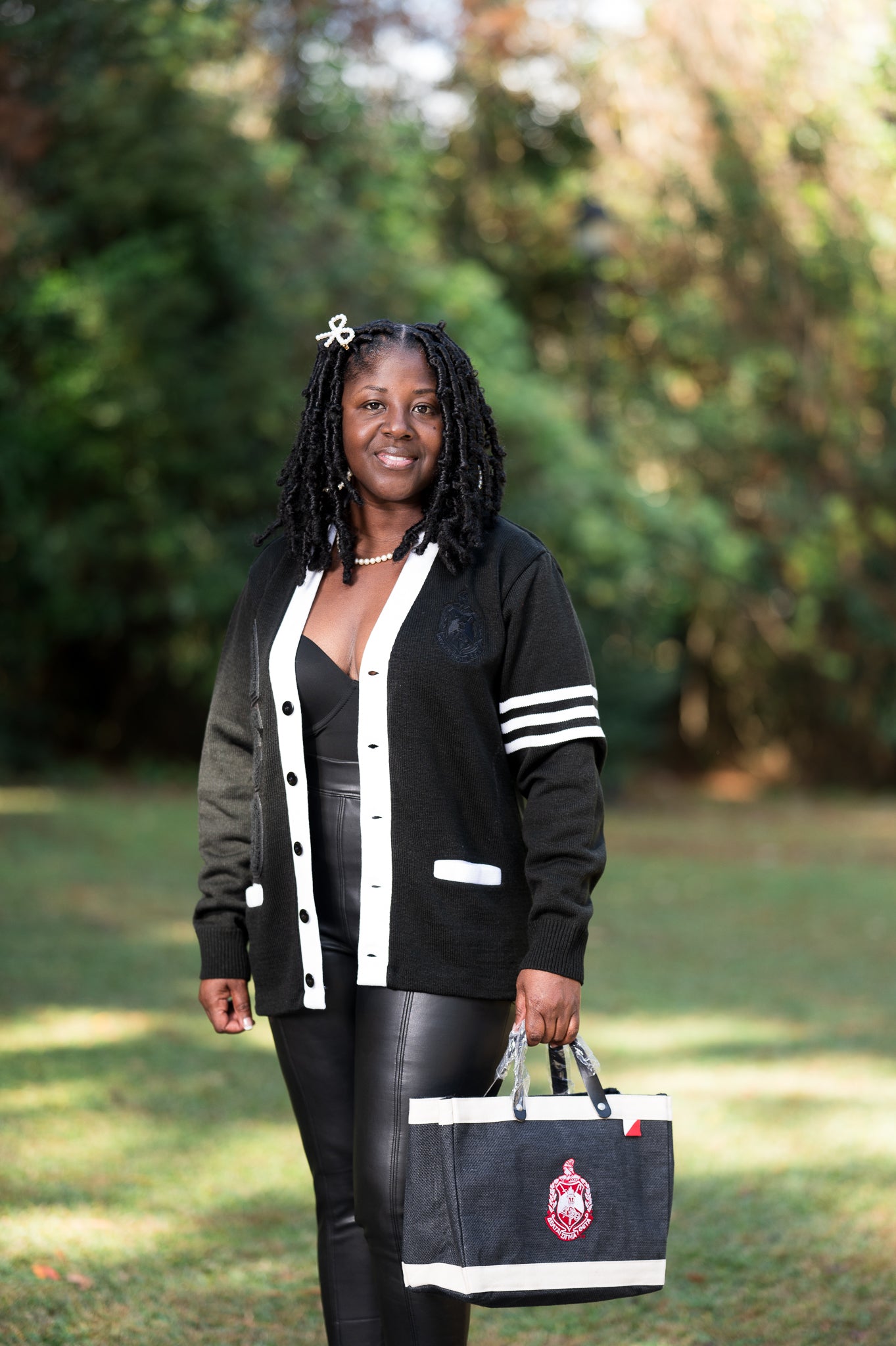 Luxe Delta Sigma Theta Chenille Cardigan