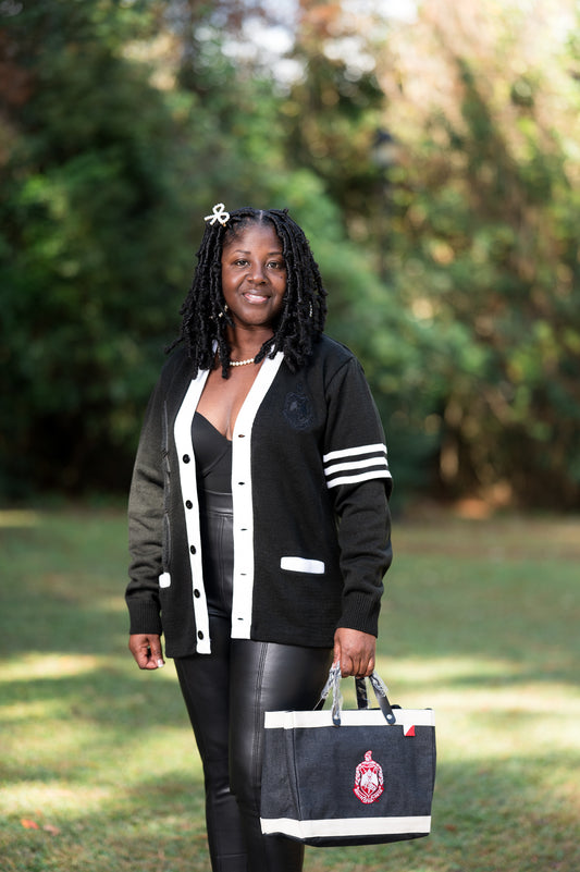 Luxe Delta Sigma Theta Chenille Cardigan