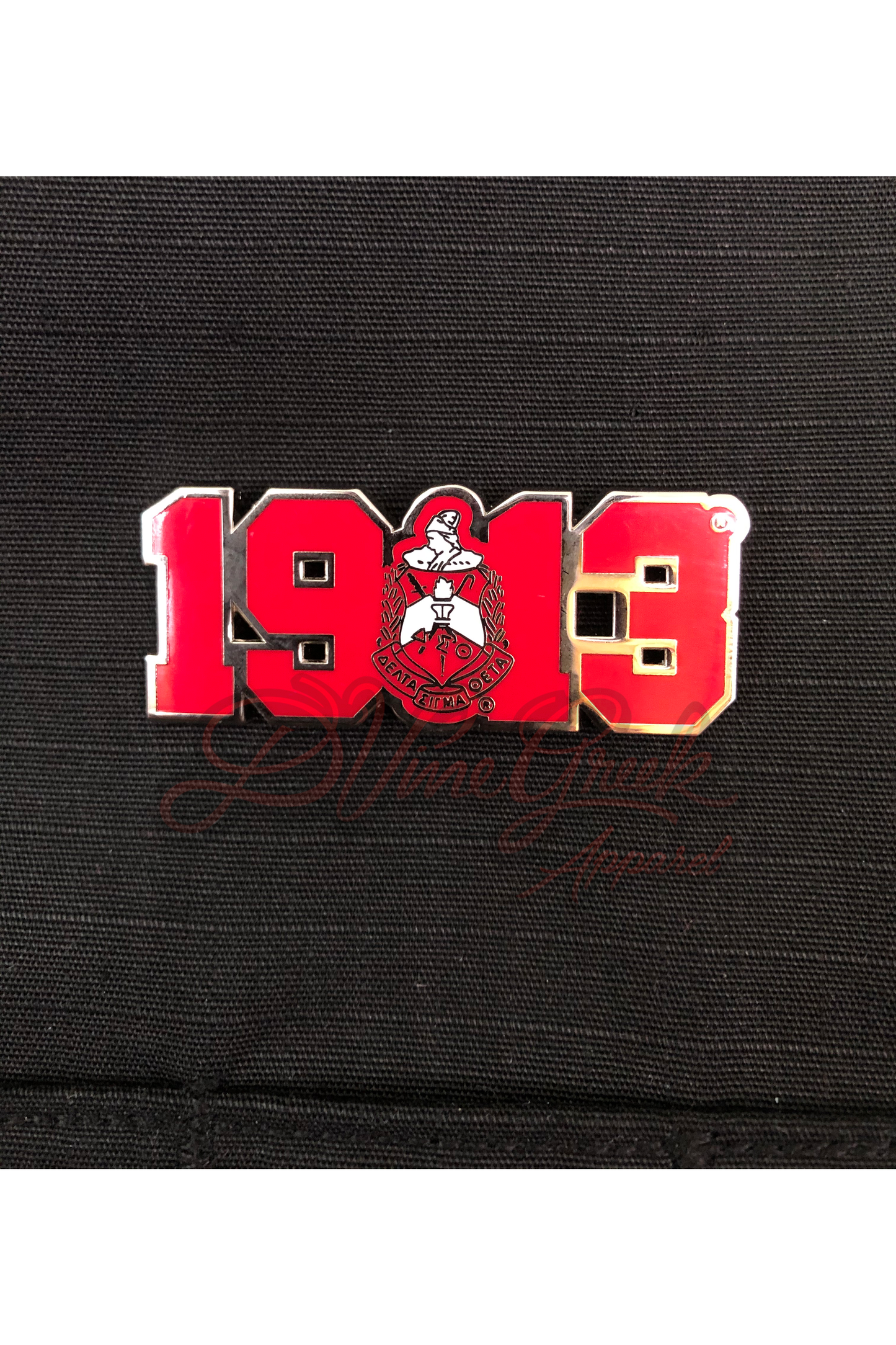 1913 With Delta Sigma Theta Crest Lapel Pin