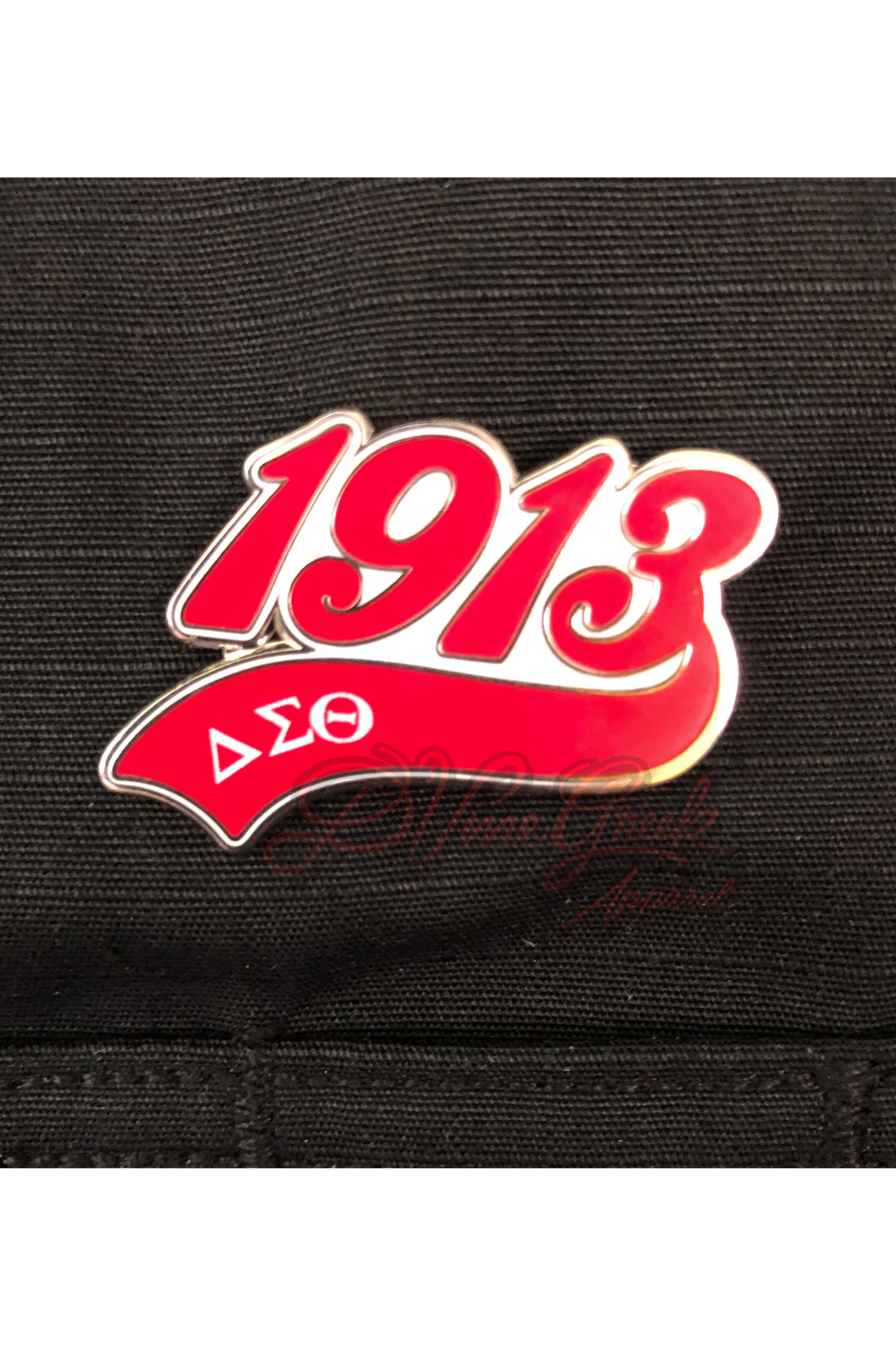 1913 Delta Sigma Theta Lapel Pin with Swoosh