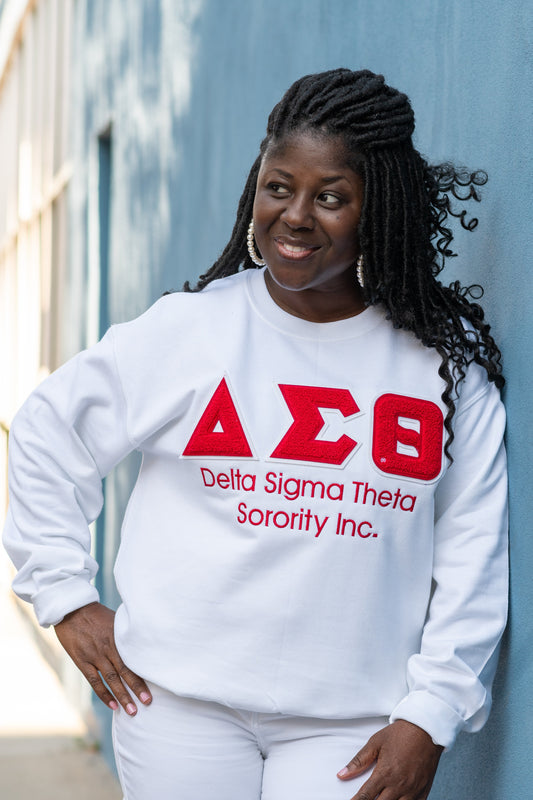 Delta Sigma Theta Chenille Sweatshirt