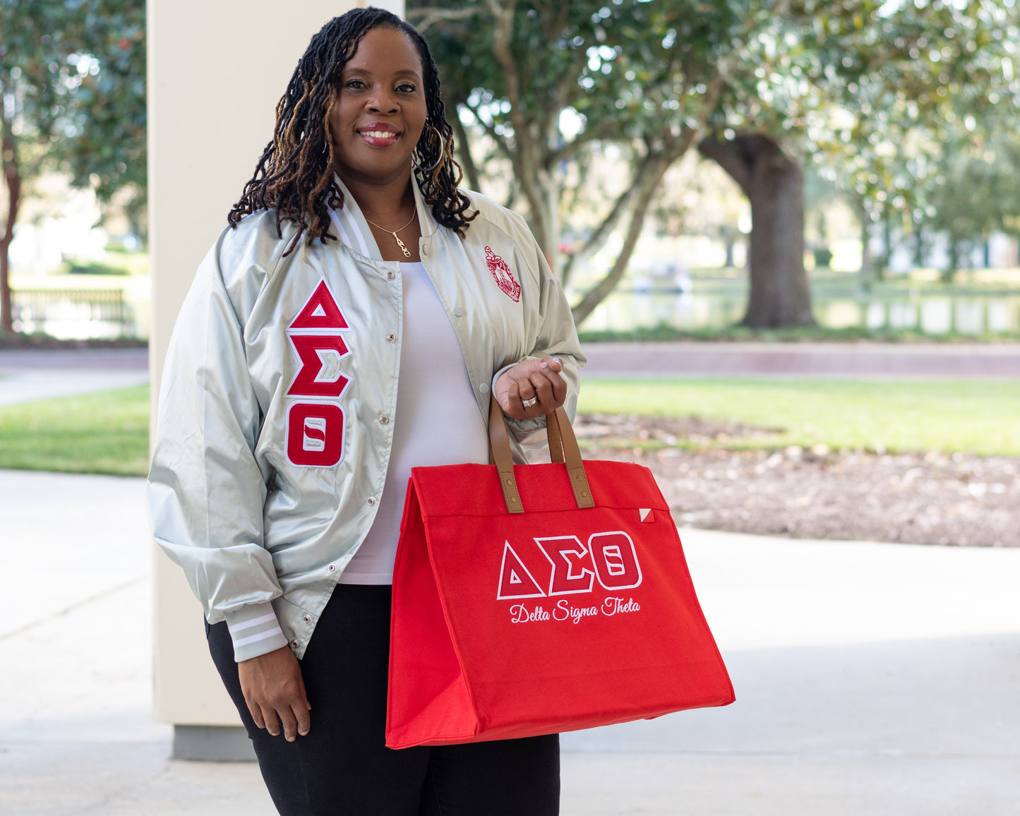 Satin Delta Sigma Theta Jacket