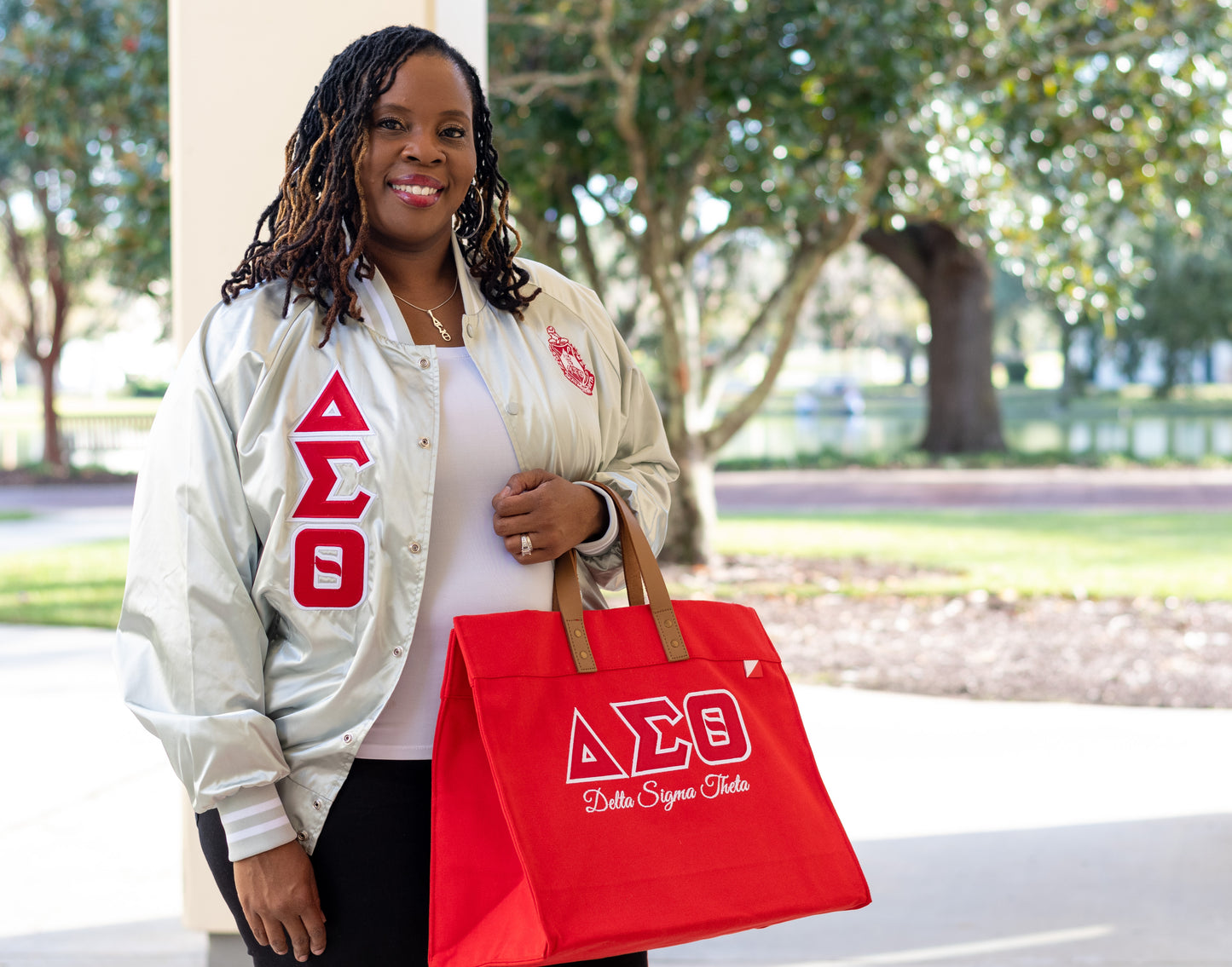 Satin Delta Sigma Theta Jacket