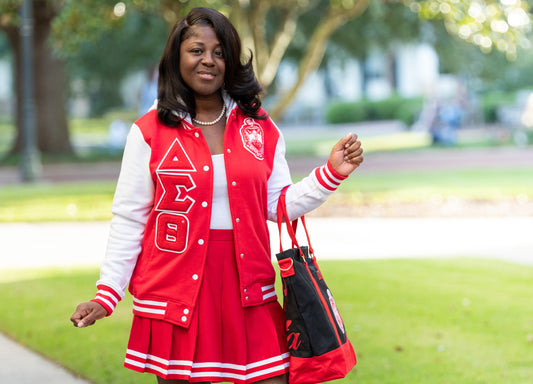 Delta Chenille Varsity Jacket