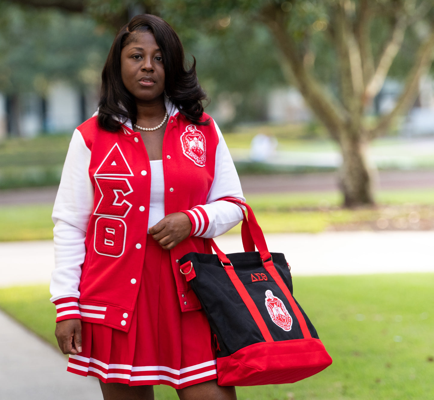 Delta Chenille Varsity Jacket