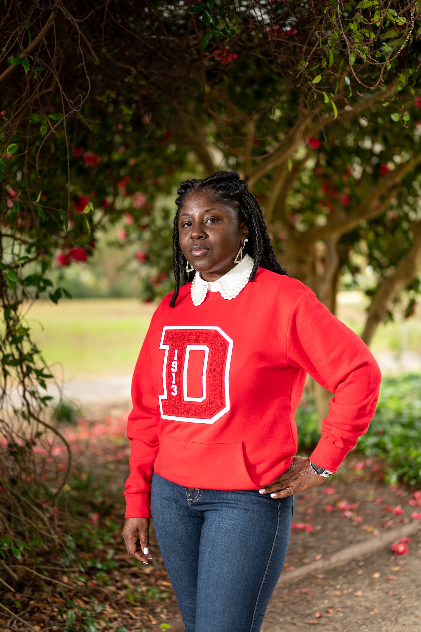 Varsity D Chenille Sweatshirt