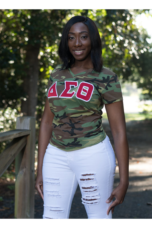 DST V-Neck Camouflage T-Shirt