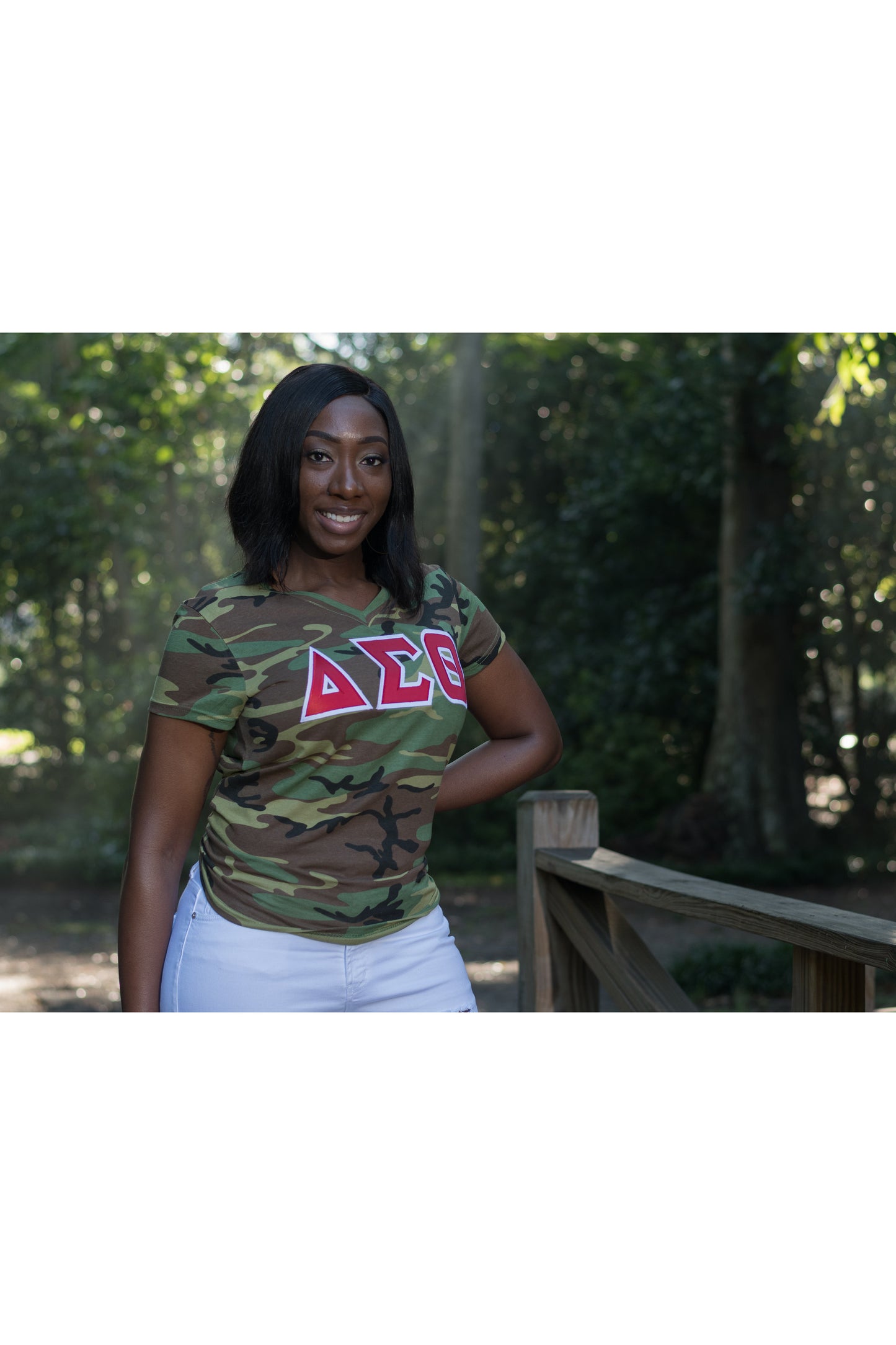 DST V-Neck Camouflage T-Shirt