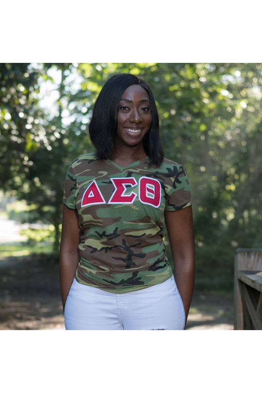 DST V-Neck Camouflage T-Shirt