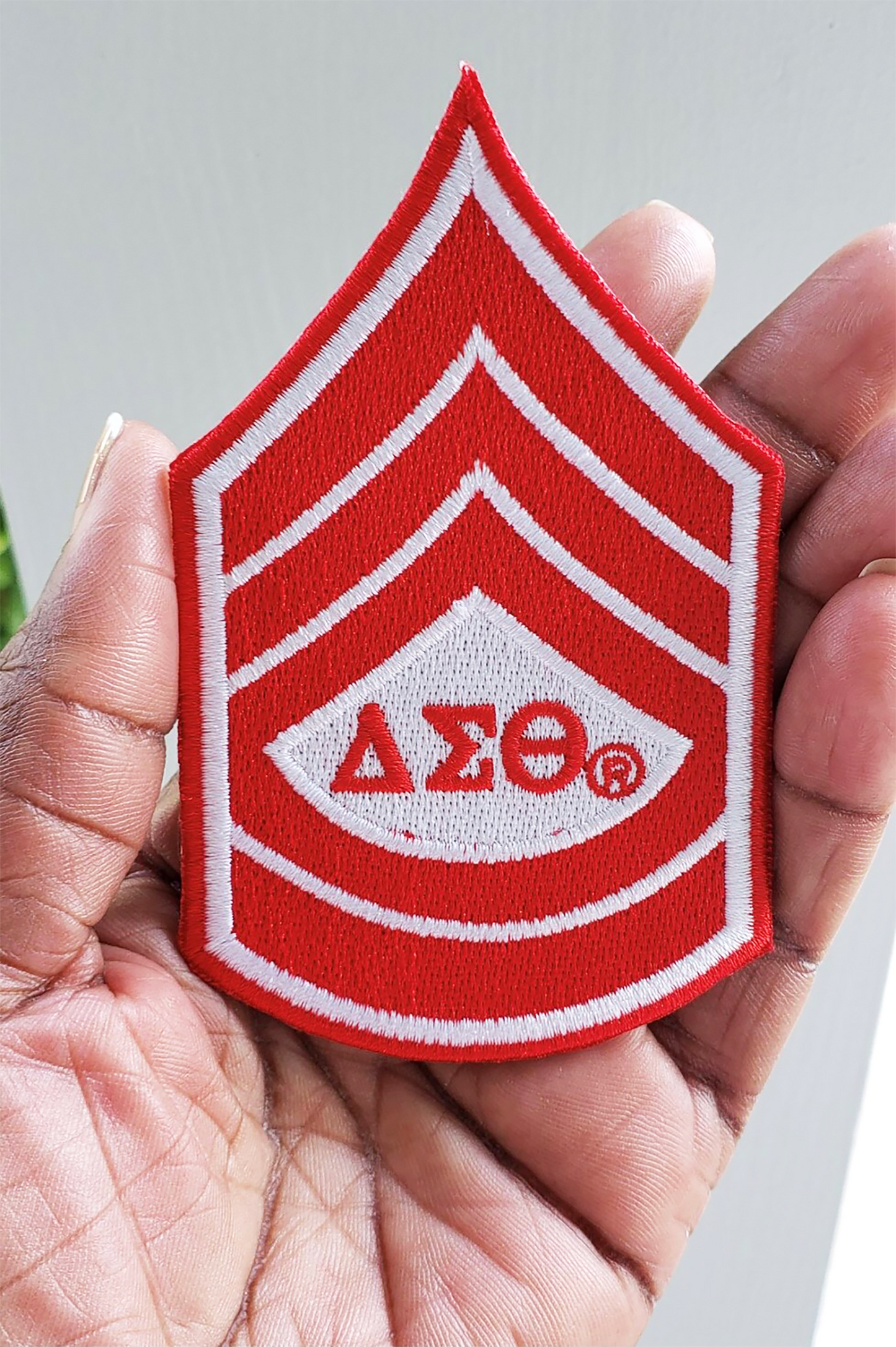 Delta Sigma Theta Chevron Patch