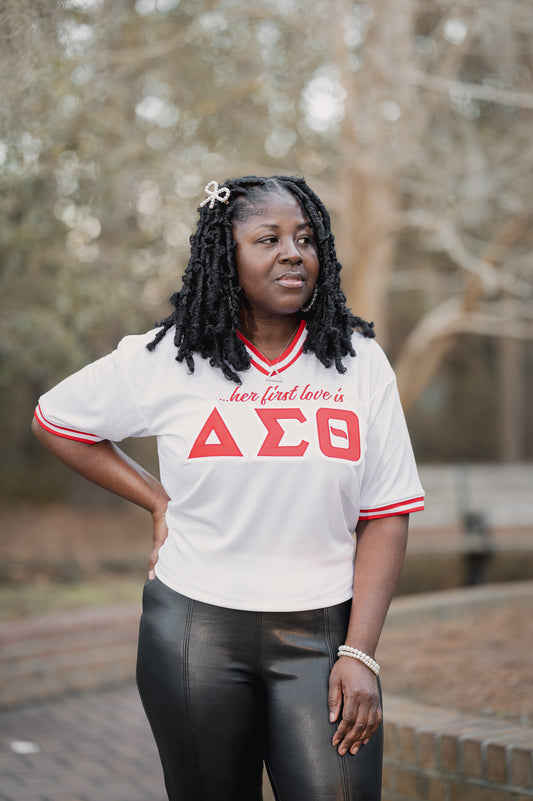 Her First Love is DST Jersey T-Shirt