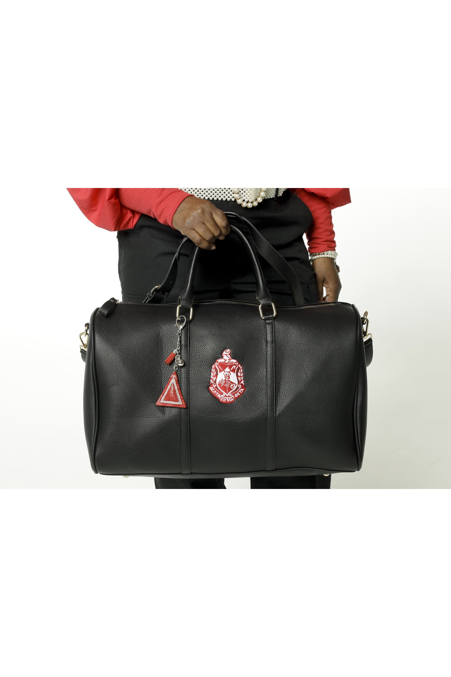 Delta Sigma Theta Embroidered Duffle Bag