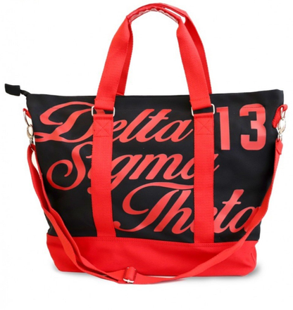 Delta Sigma Theta Canvas Bag