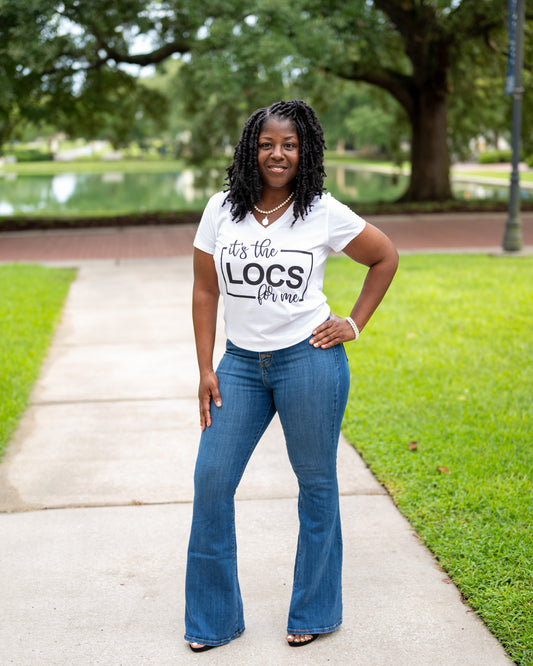 It's The LOCS For Me V-Neck T-Shirt